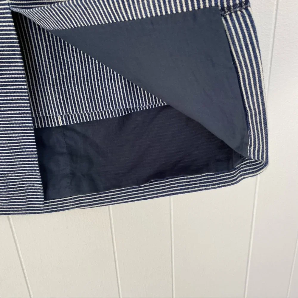 NWT Kate Spade Saturday Layover Skirt in Railroad Stripes Pencil Skirt - Picture 9 of 11